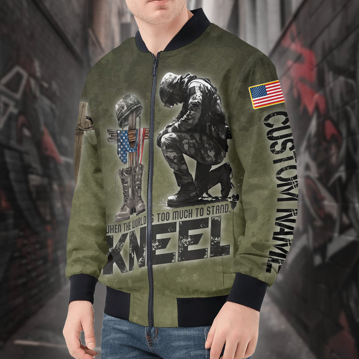 When the World Is Too Much to Stand Kneel Personalized product image 4