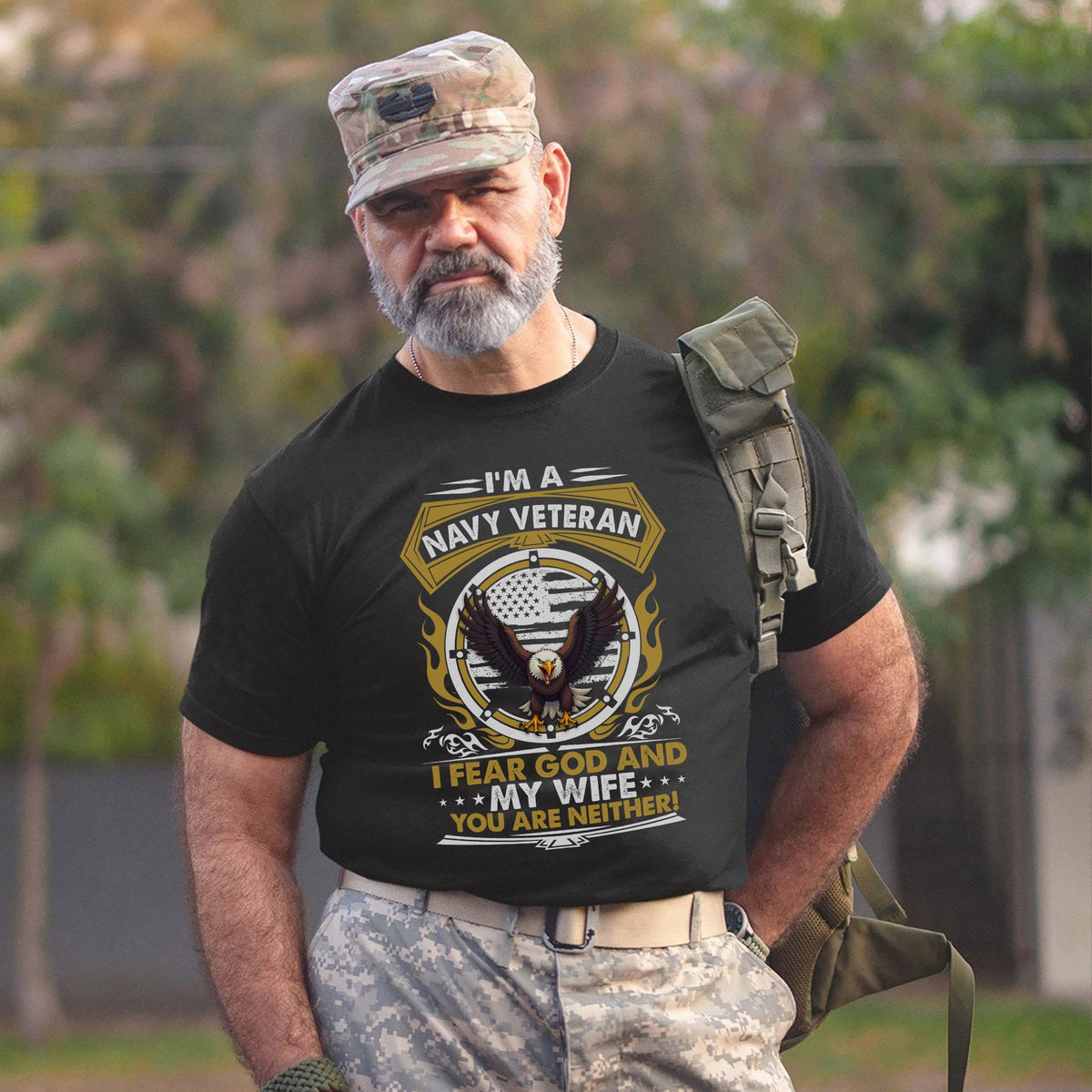 I'm a Navy Veteran I Fear God and My Wife You Are Neither product image 13