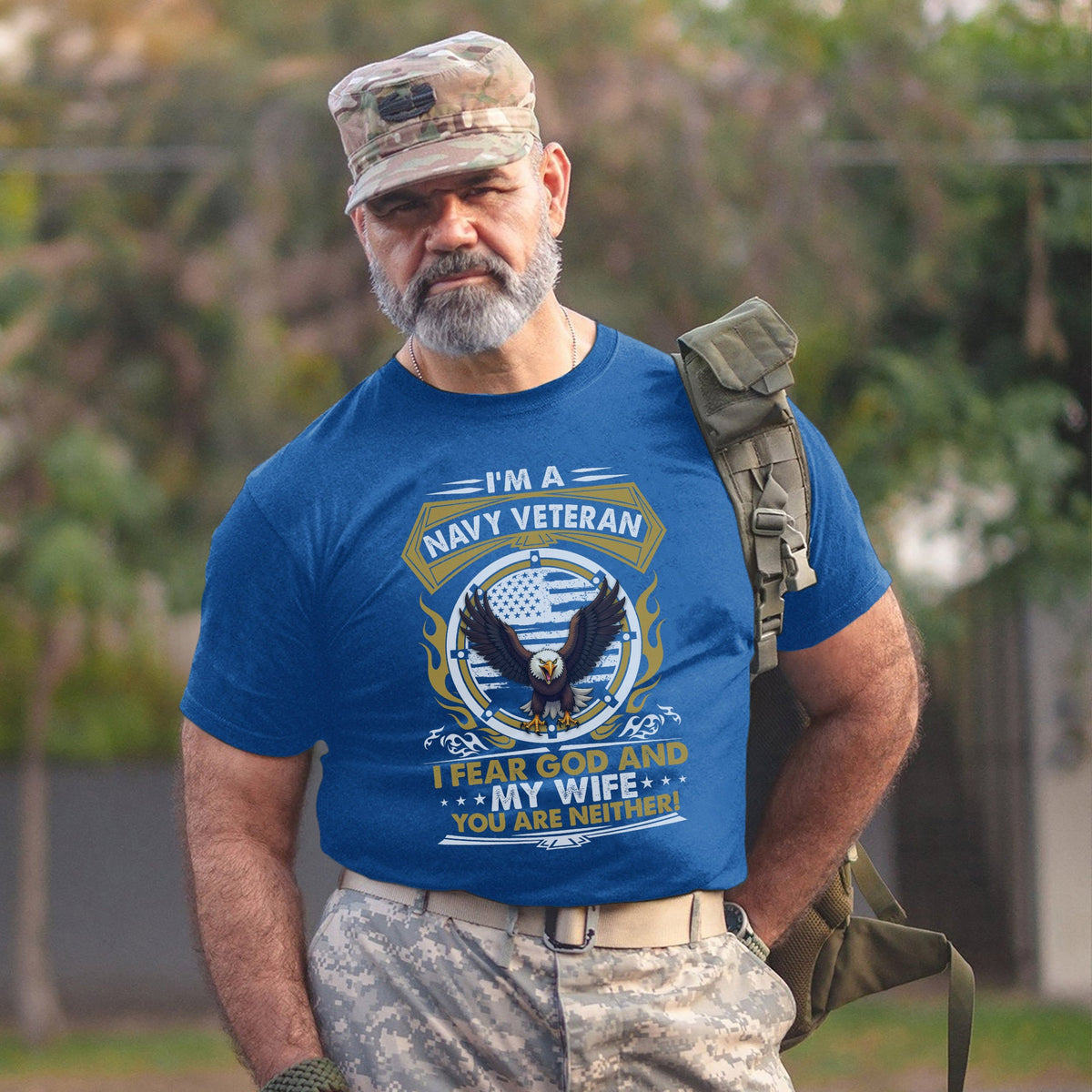 I'm a Navy Veteran I Fear God and My Wife You Are Neither product image 11