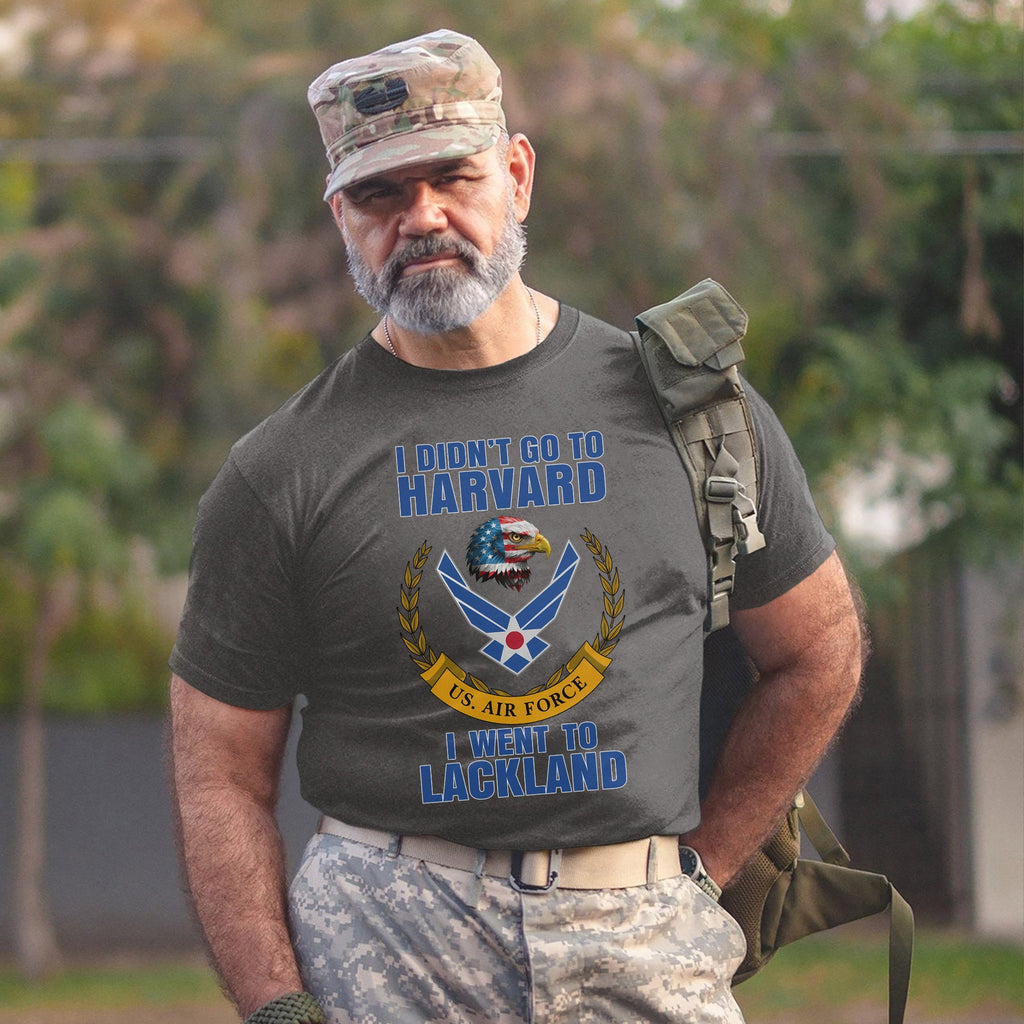 I Didn't Go to Harvard I Went to Lackland T-Shirt product image 9