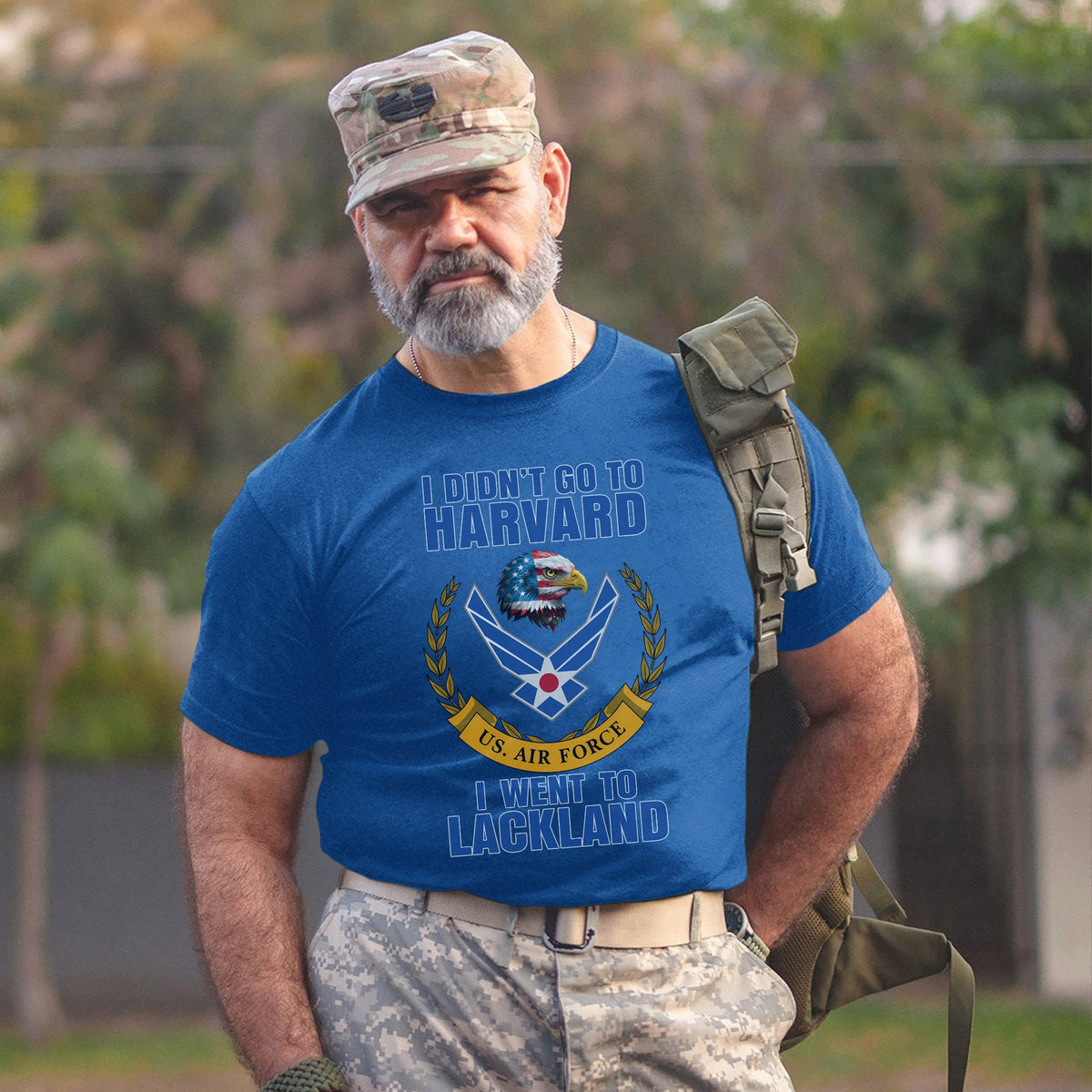 I Didn't Go to Harvard I Went to Lackland T-Shirt product image 14