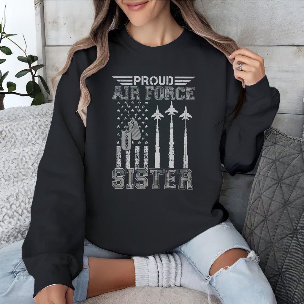 Proud Air Force Mom US Personalized Sweatshirt product image 10