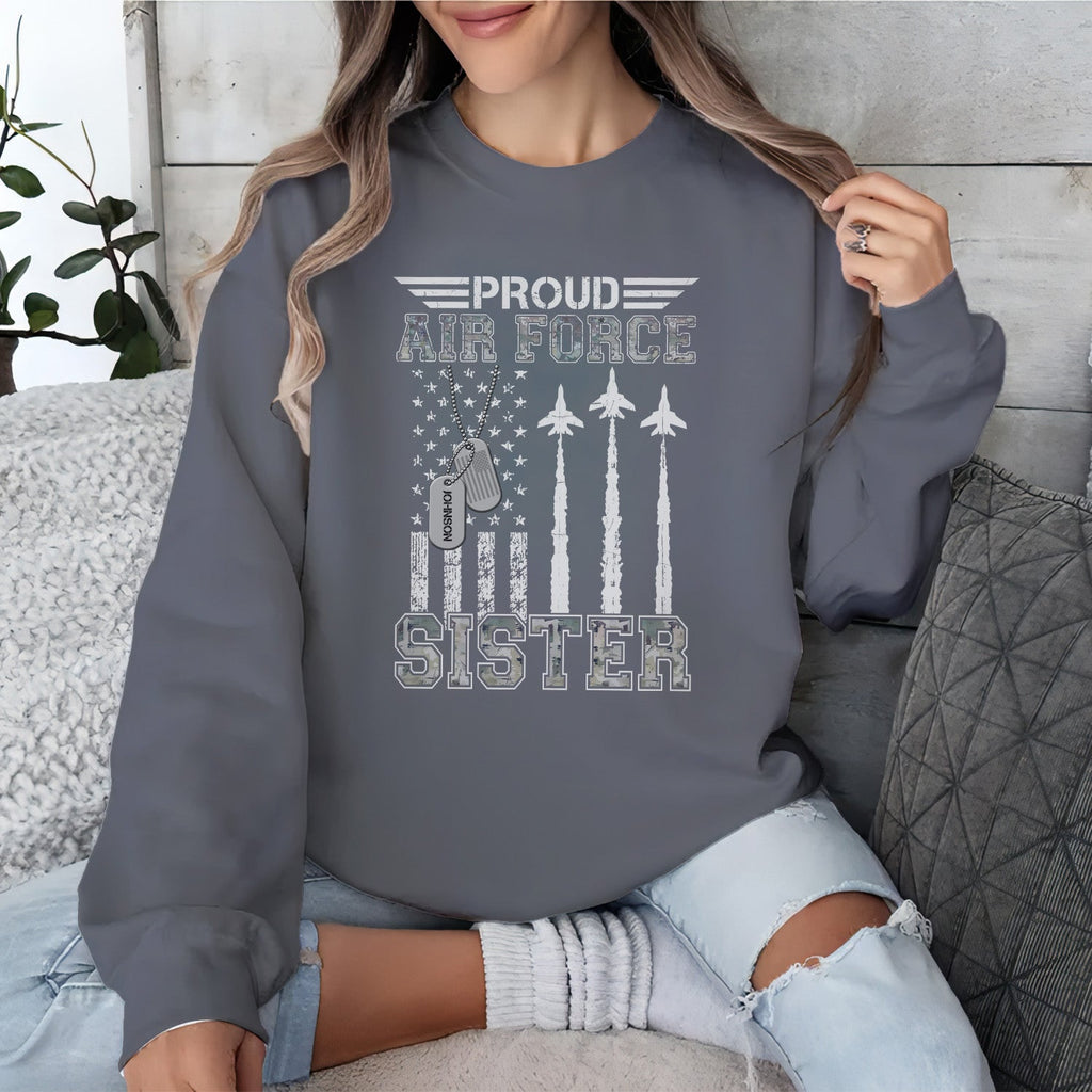 Proud Air Force Mom US Personalized Sweatshirt product image 13