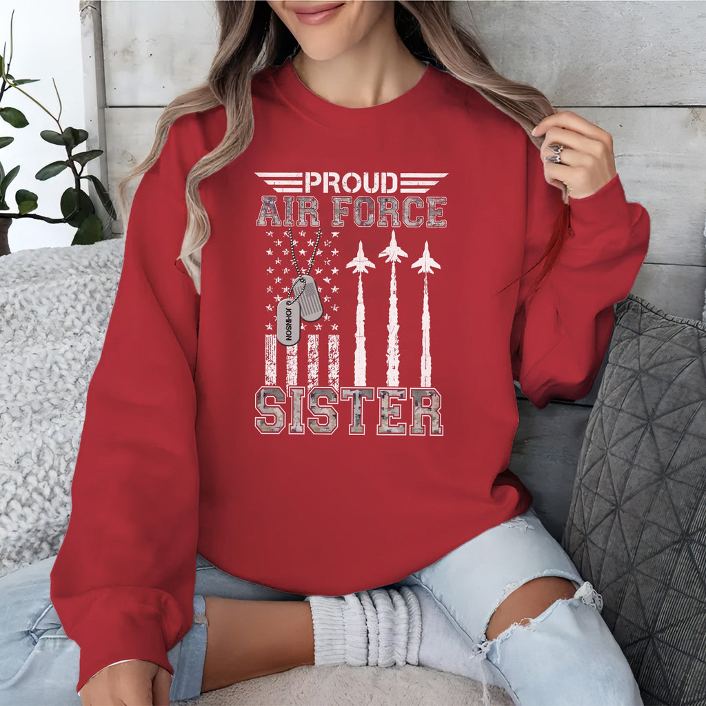 Proud Air Force Mom US Personalized Sweatshirt product image 16