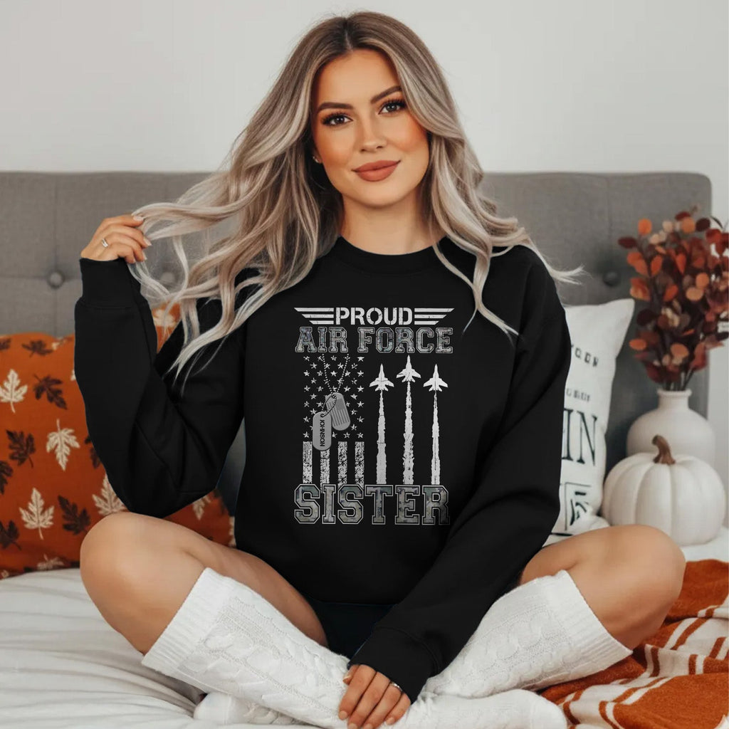 Proud Air Force Mom US Personalized Sweatshirt product image 6