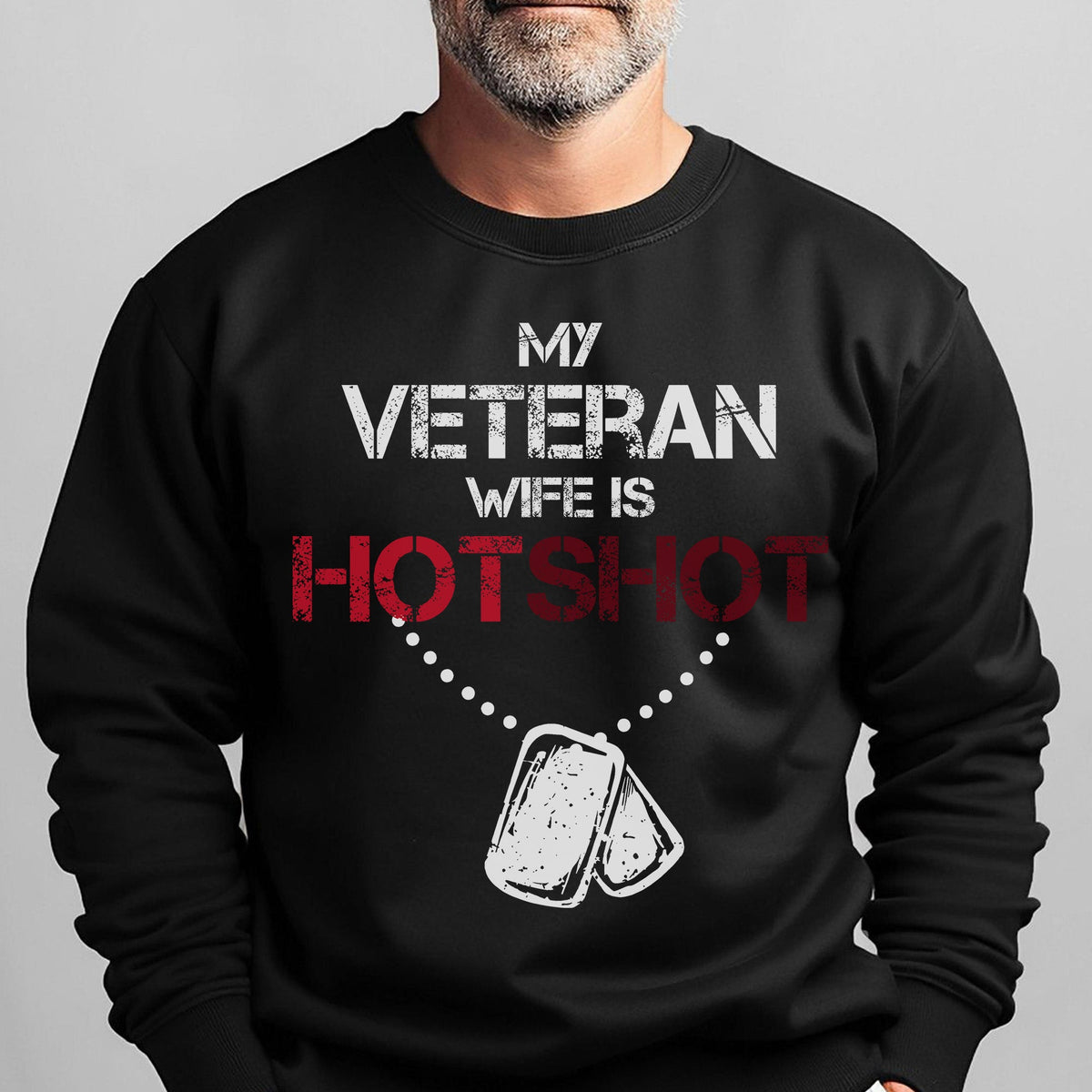 My Veteran Wife Is Hotshot Proud Sweatshirt product image 6