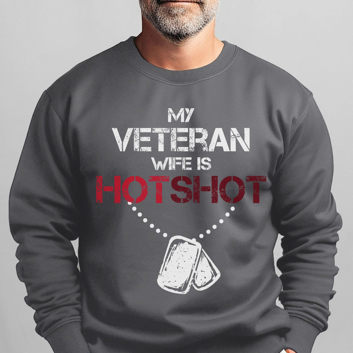 My Veteran Wife Is Hotshot Proud Sweatshirt product image 9