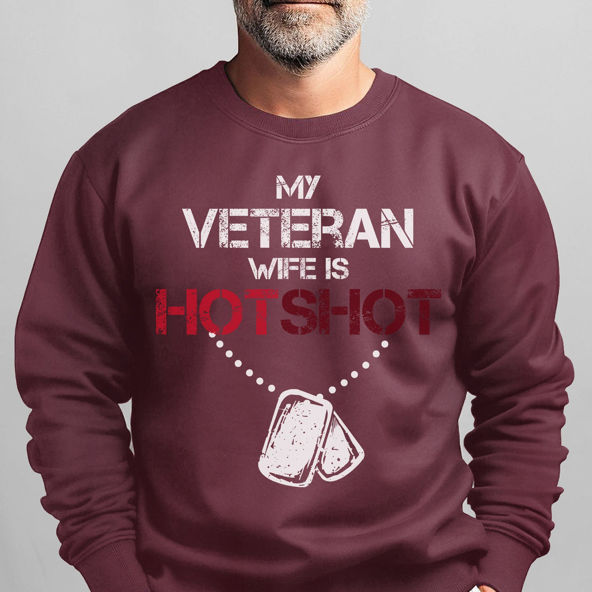 My Veteran Wife Is Hotshot Proud Sweatshirt product image 14