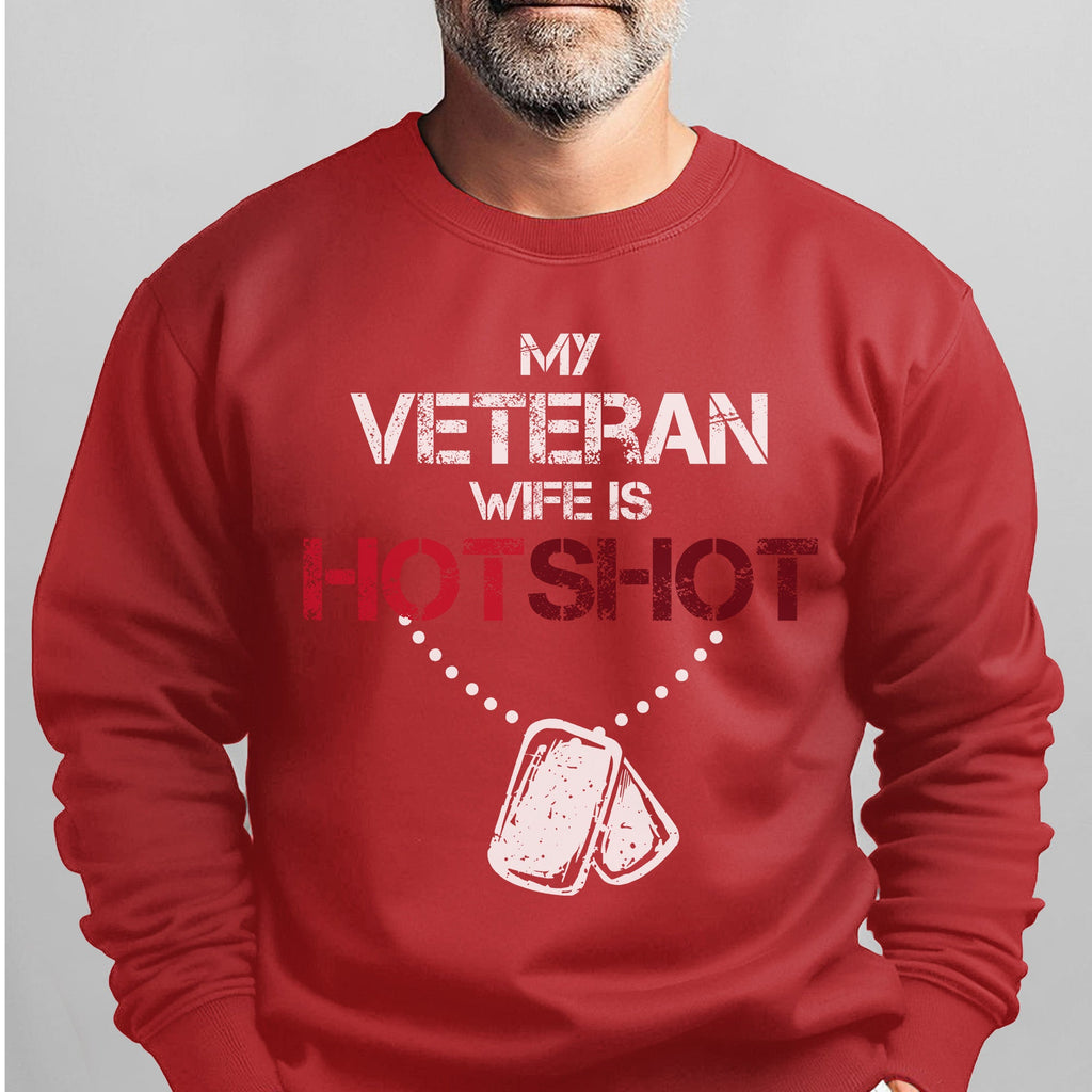 My Veteran Wife Is Hotshot Proud Sweatshirt product image 12