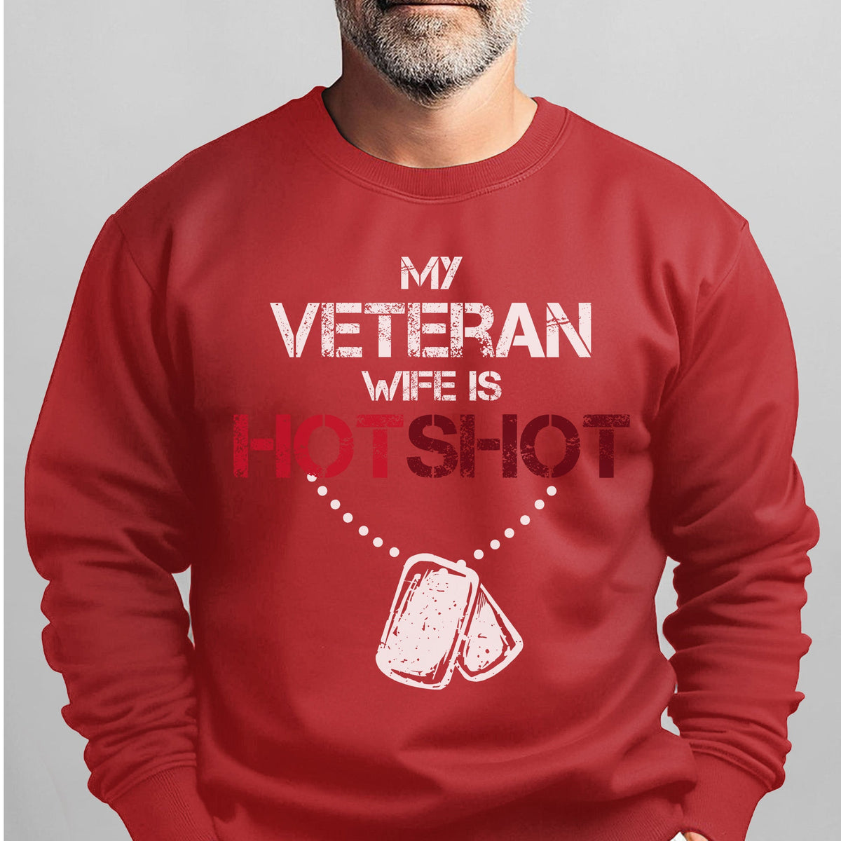 My Veteran Wife Is Hotshot Proud Sweatshirt product image 12