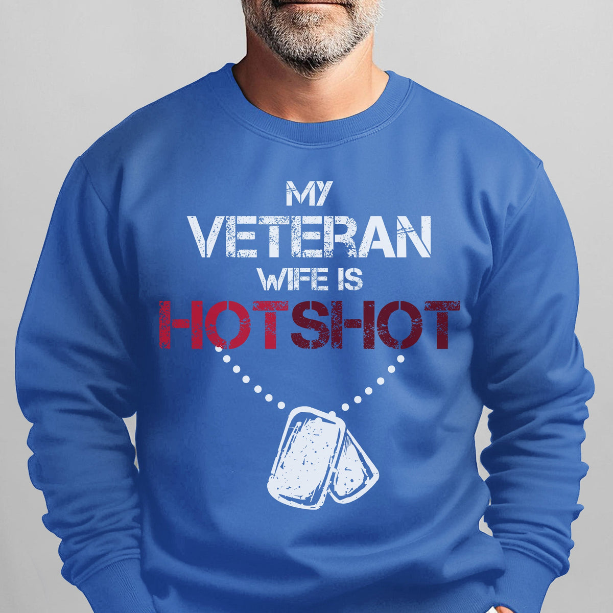 My Veteran Wife Is Hotshot Proud Sweatshirt product image 13