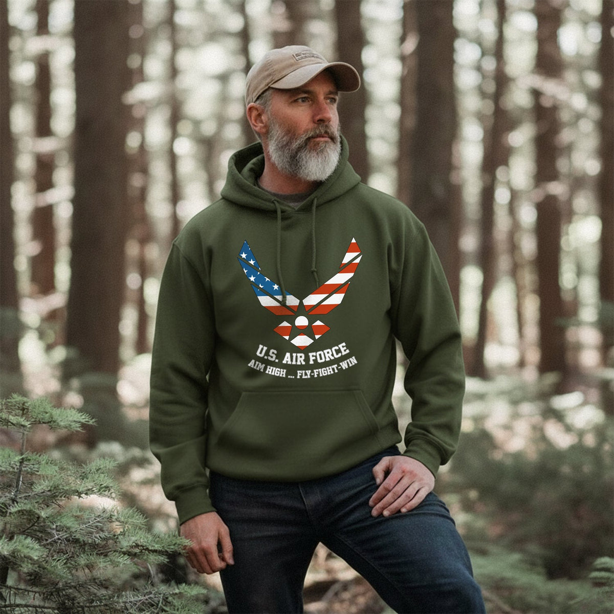 US Air Force 250th Anniversary Military Hoodie product image 4