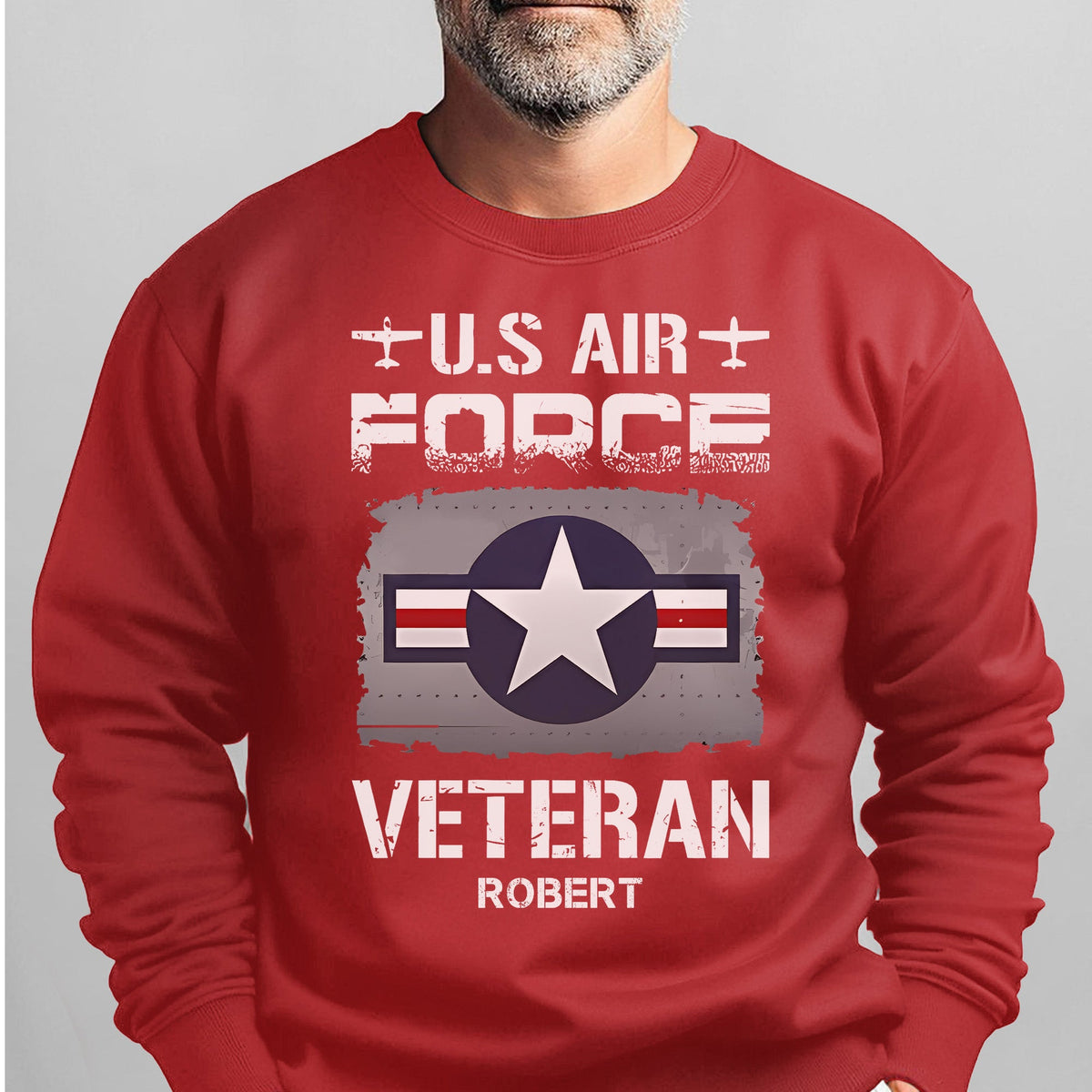 US Air Force Veteran Personalized Sweatshirt product image 12