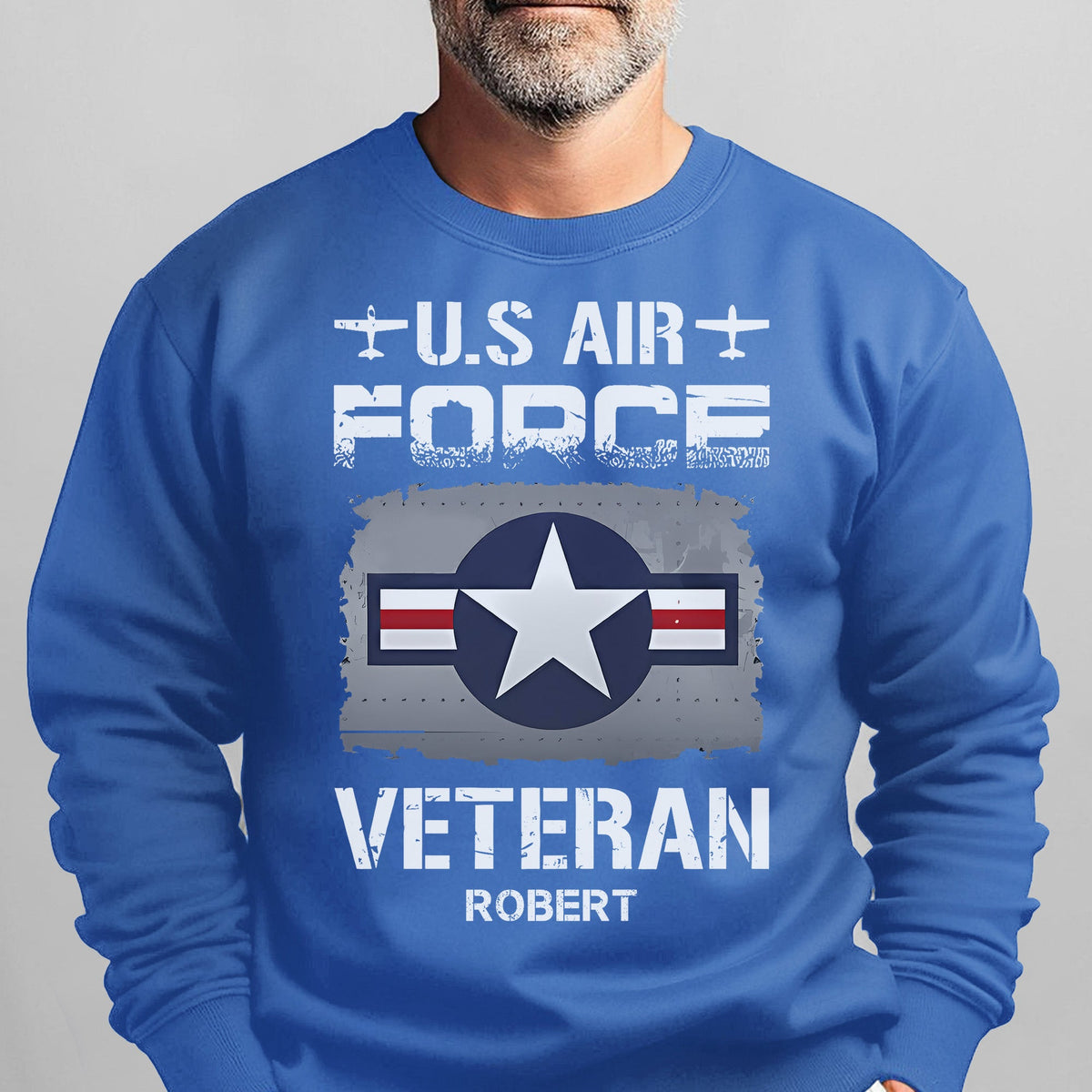 US Air Force Veteran Personalized Sweatshirt product image 13