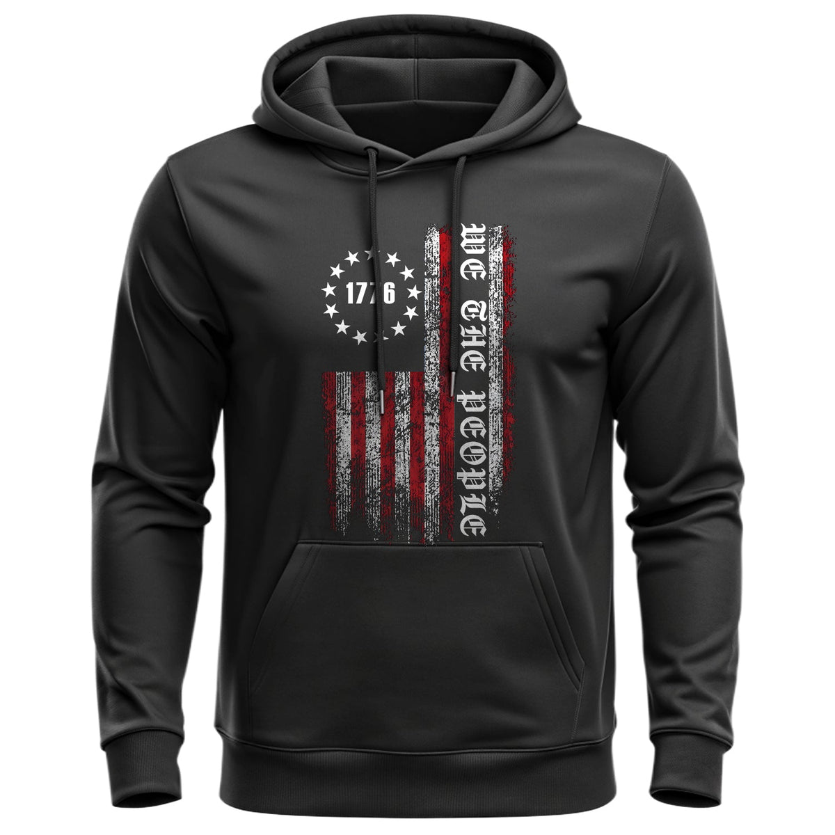 1776 We the People American Flag Patriotic Hoodie product image 1