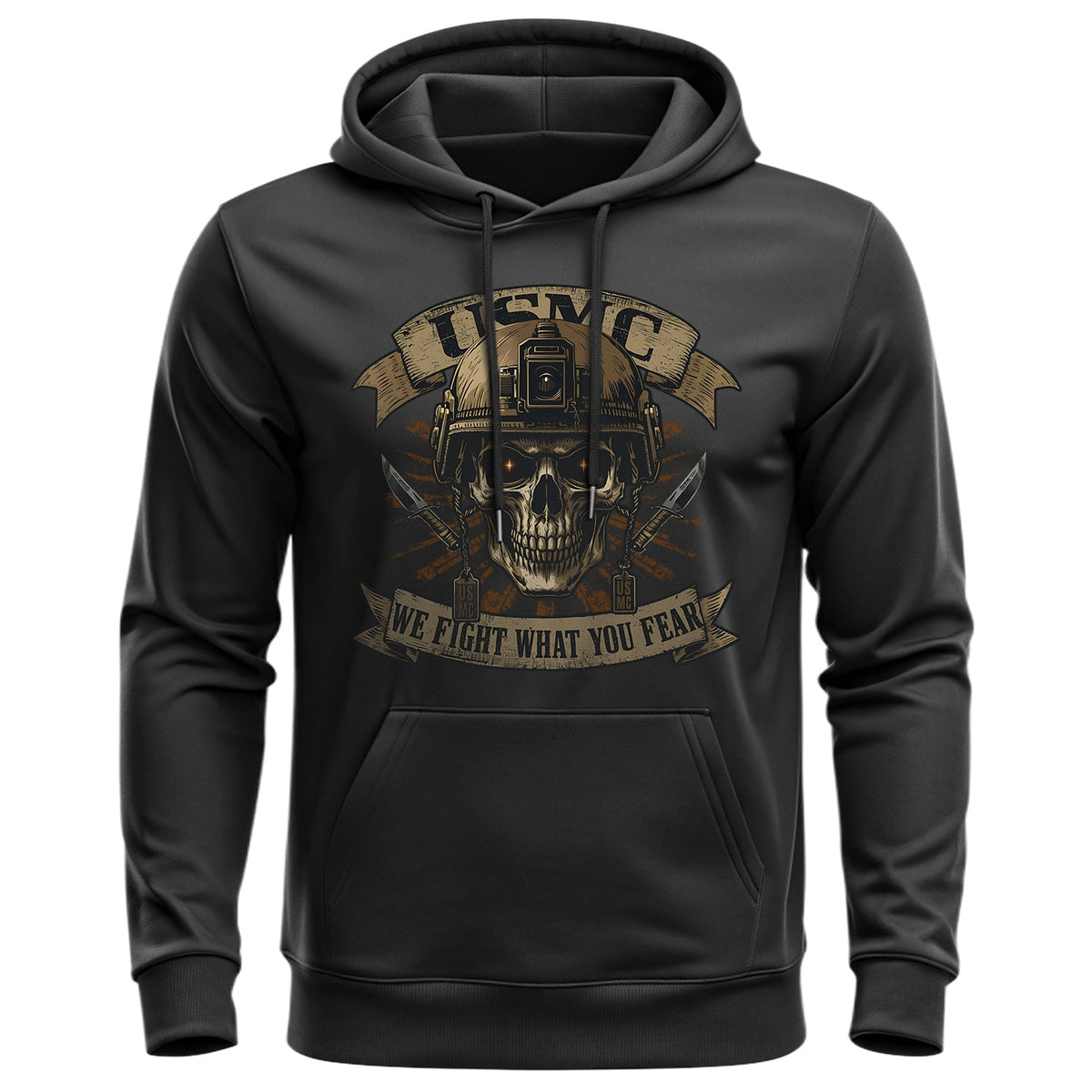 USMC We Fight What You Fear United States Hoodie product image 1
