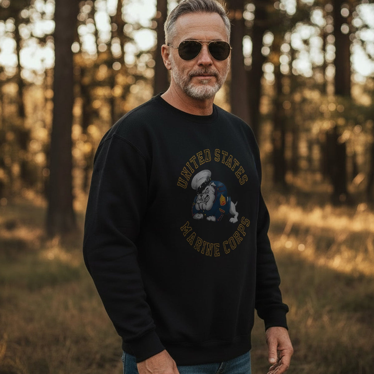 Bulldog United States Marine Corps USMC Sweatshirt product image 3