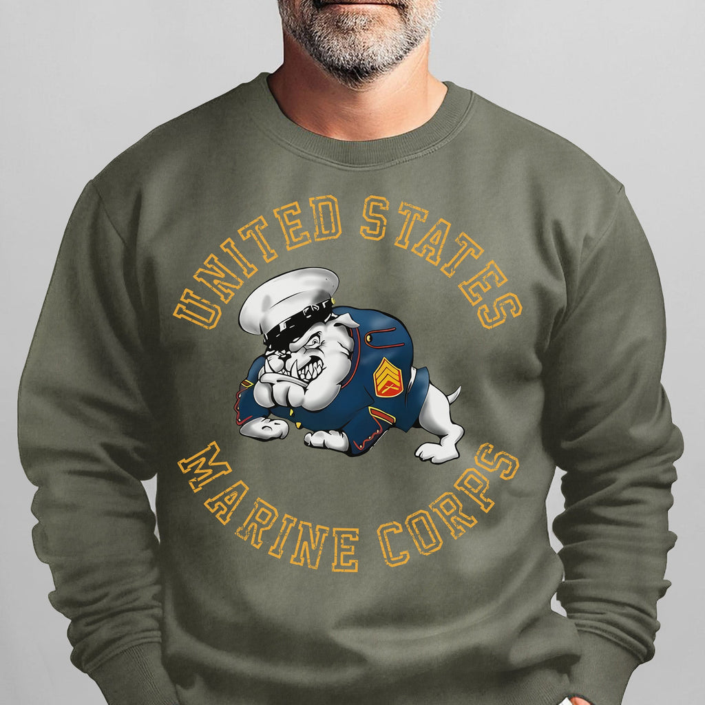 Bulldog United States Marine Corps USMC Sweatshirt product image 10