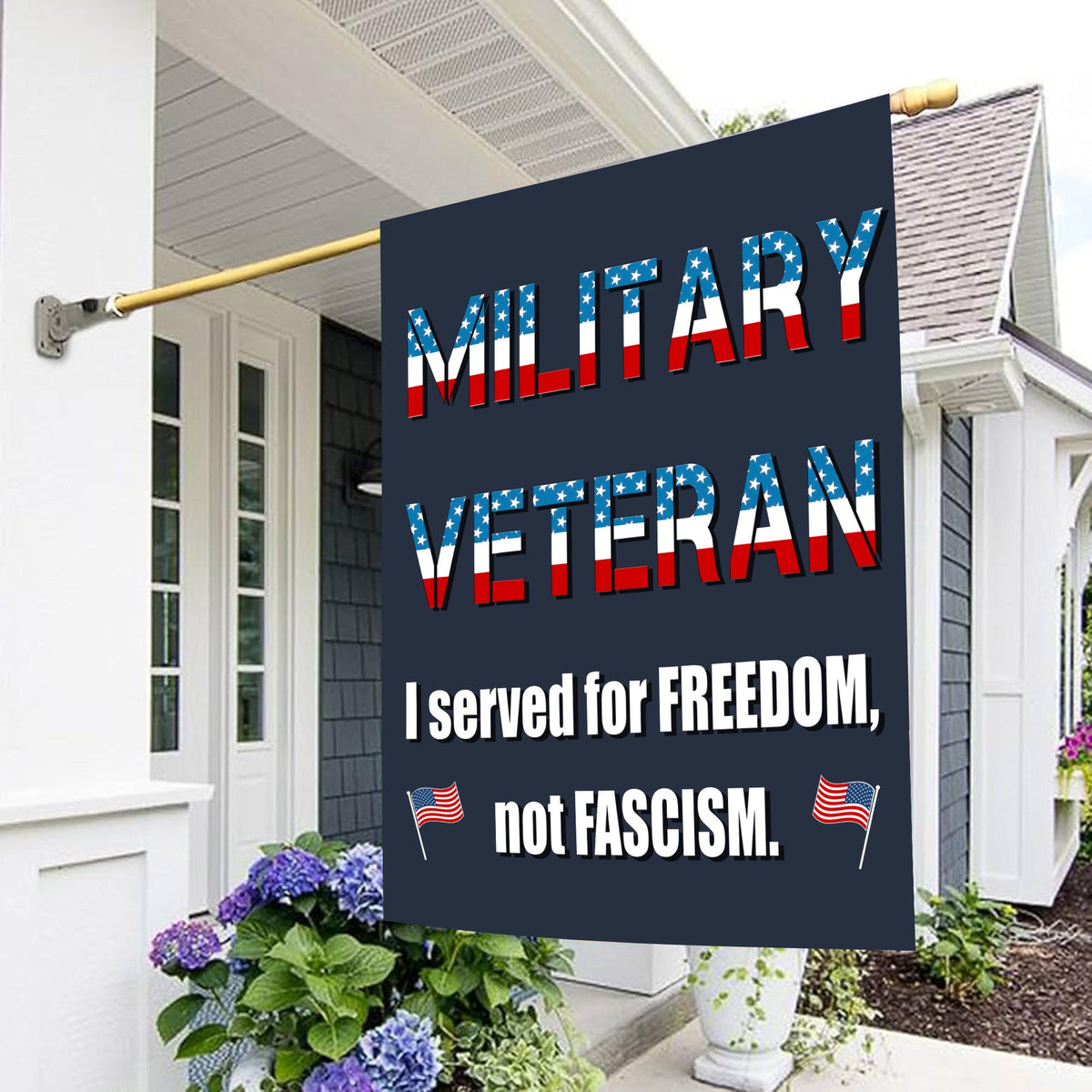Veteran Pride I Served for Freedom Flag