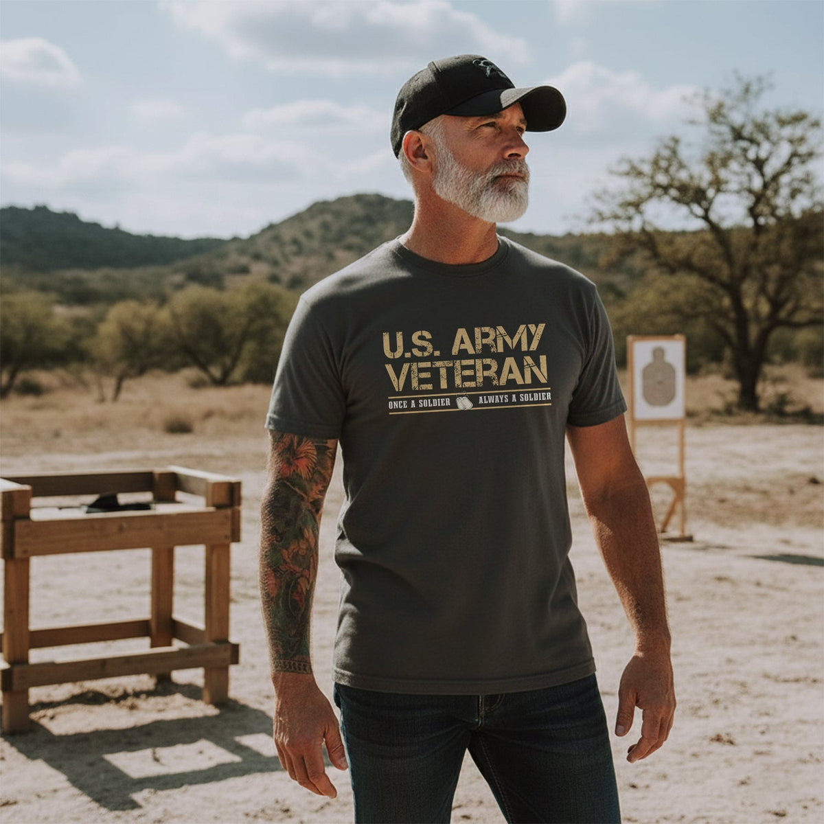 US Army Veteran Once a Soldier Always a A Man Who Swore to product image 5