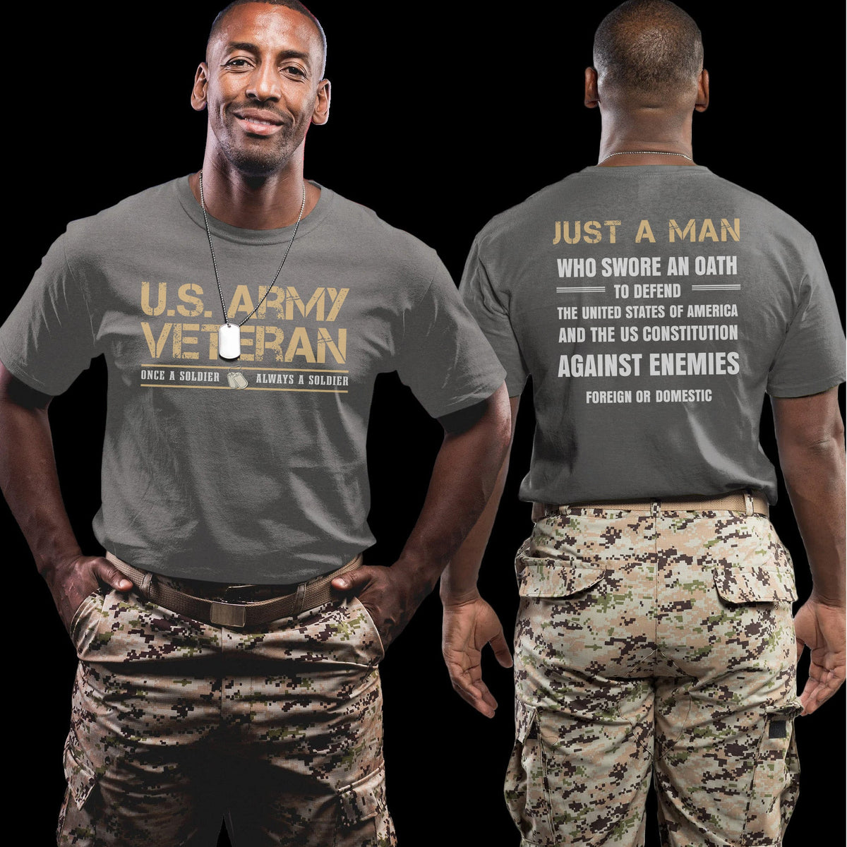 US Army Veteran Once a Soldier Always a A Man Who Swore to product image 15