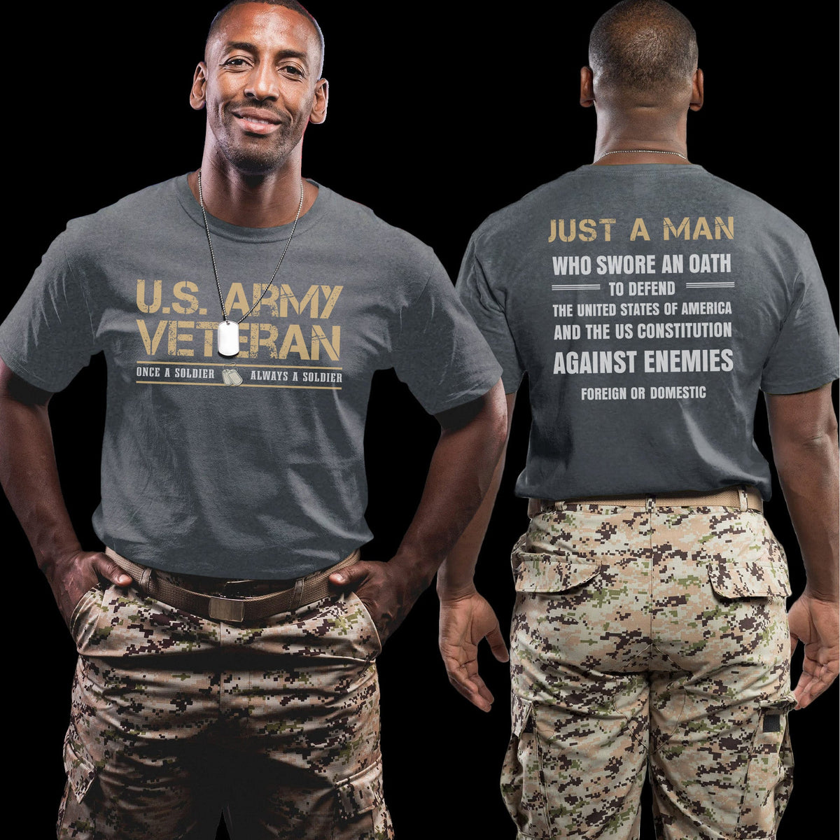 US Army Veteran Once a Soldier Always a A Man Who Swore to product image 14