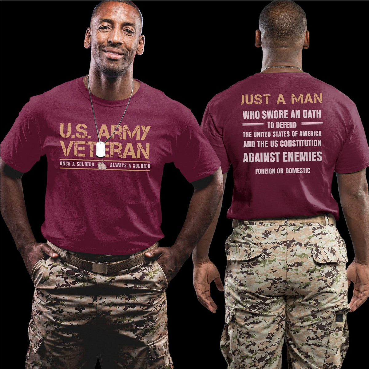 US Army Veteran Once a Soldier Always a A Man Who Swore to product image 12