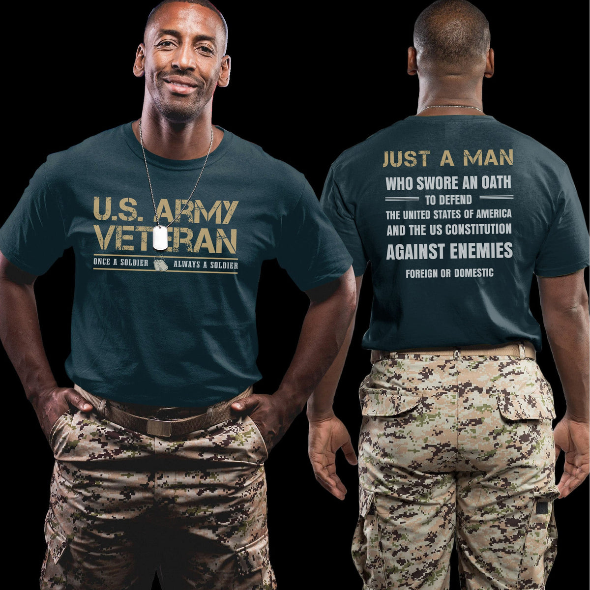 US Army Veteran Once a Soldier Always a A Man Who Swore to product image 9