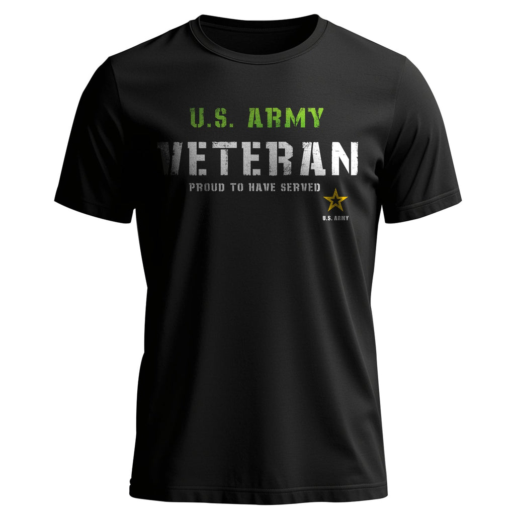 U.S. Army Veteran Proud to Have Served T-Shirt product image 1