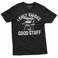 Men's Funny BBQ grilling grill T-shirt smoke good stuff product image 1