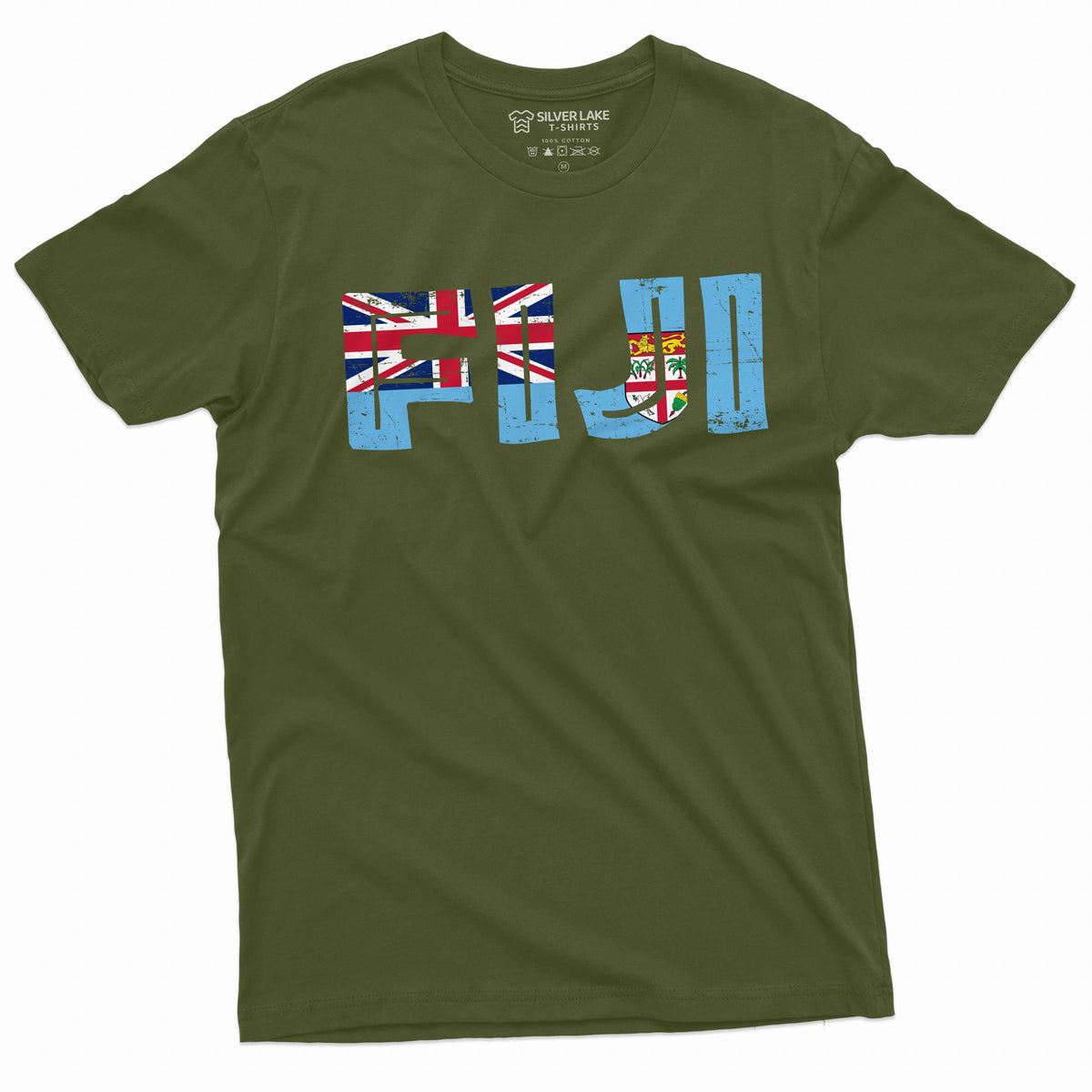 Men's Fiji Shirt Patriotic National Flag Tee Fijian Gifts product image 4
