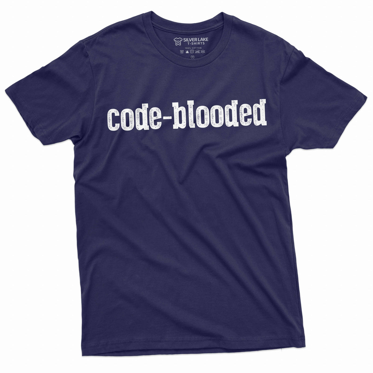 Programmer funny T-shirt code-blooded coding software product image 3