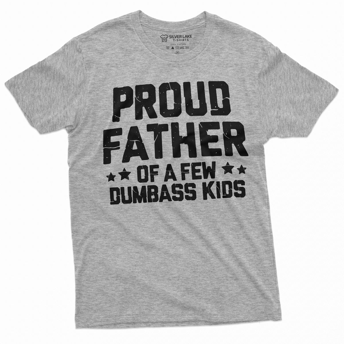 Men's funny dad of few dumbass kids t-shirt girls boys product image 5