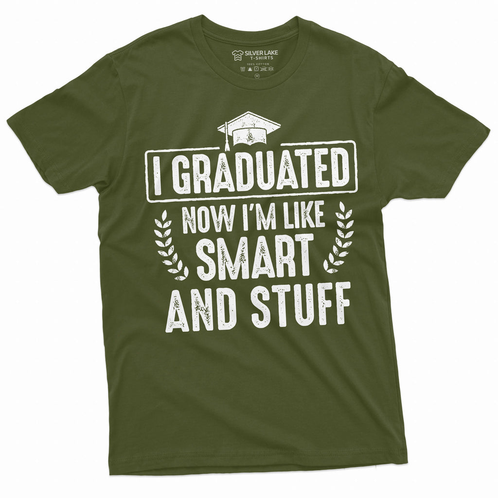 Men's Funny Graduation T-shirt Graduate Smart and stuff product image 4