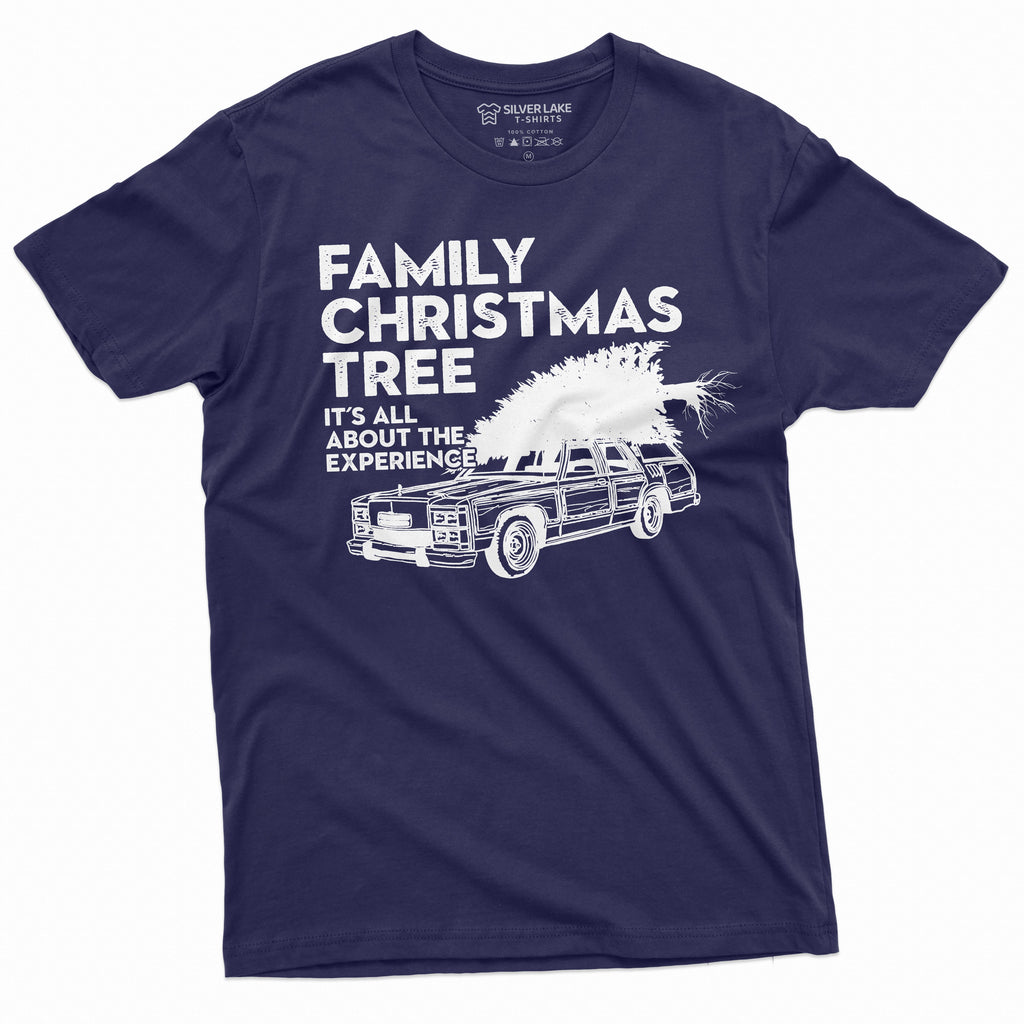 Men's Family Christmas Tree Popular Culture T-shirt Funny product image 1