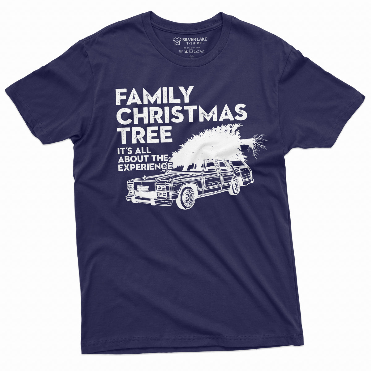 Men's Family Christmas Tree Popular Culture T-shirt Funny product image 1
