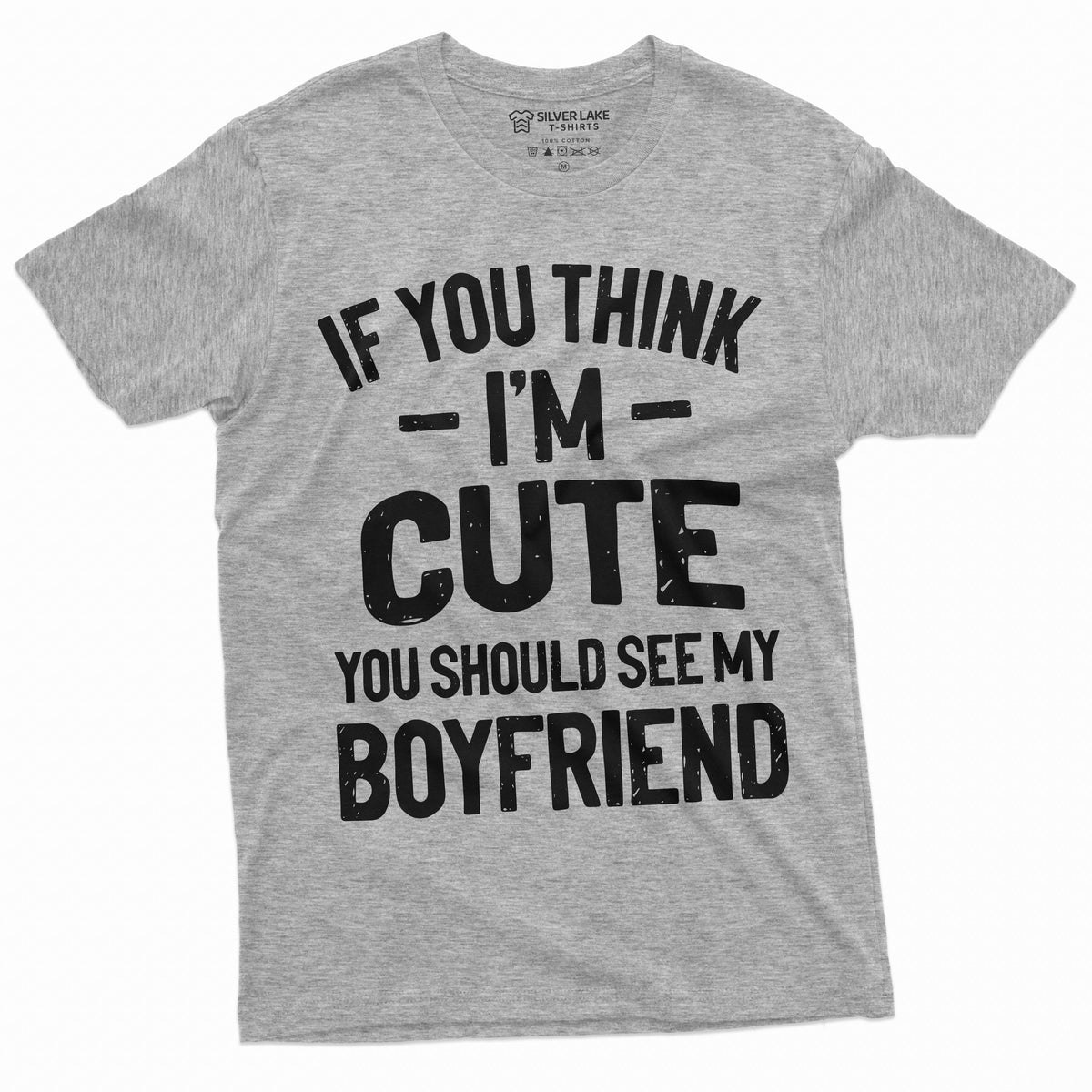Valentine's Day Funny T-shirt If you Think I am cute should product image 5