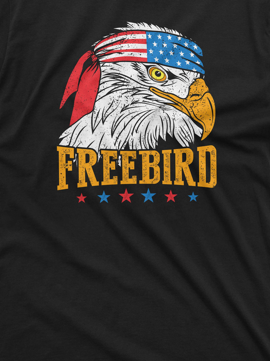 Men's 4th of July Patriotic T-shirt Eagle bandana cool product image 2