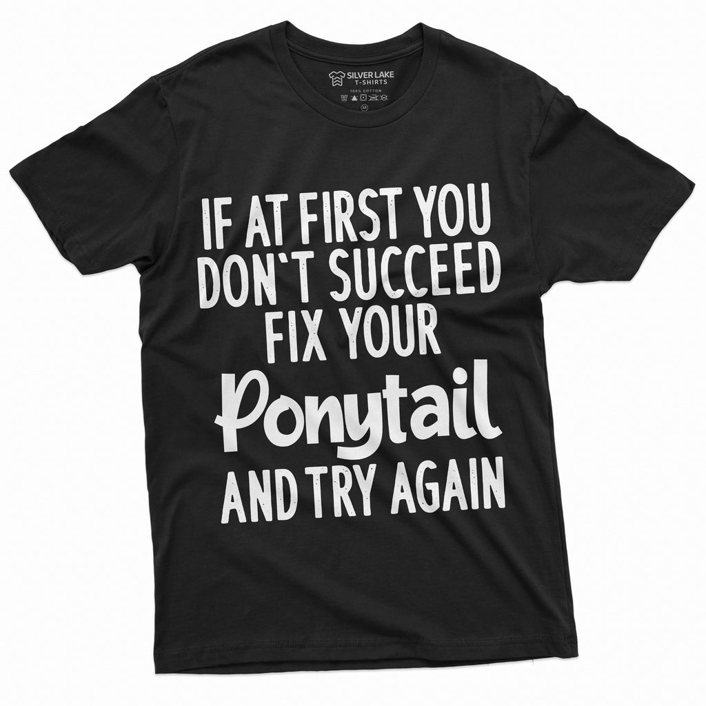 Womens Success T-shirt Inspirational Fix your Ponytail and product image 8