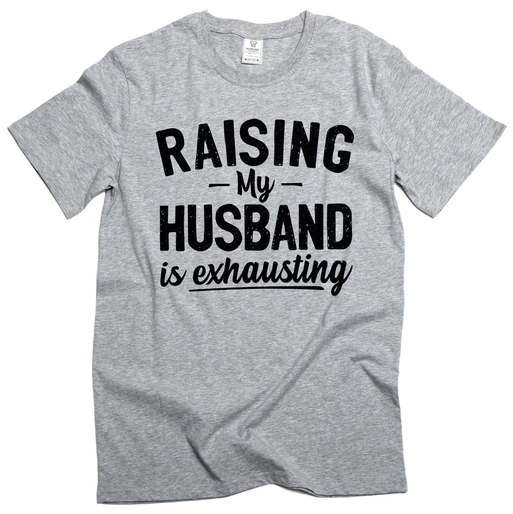 Women's Funny Raising husband T-shirt Gift For Wife product image 4