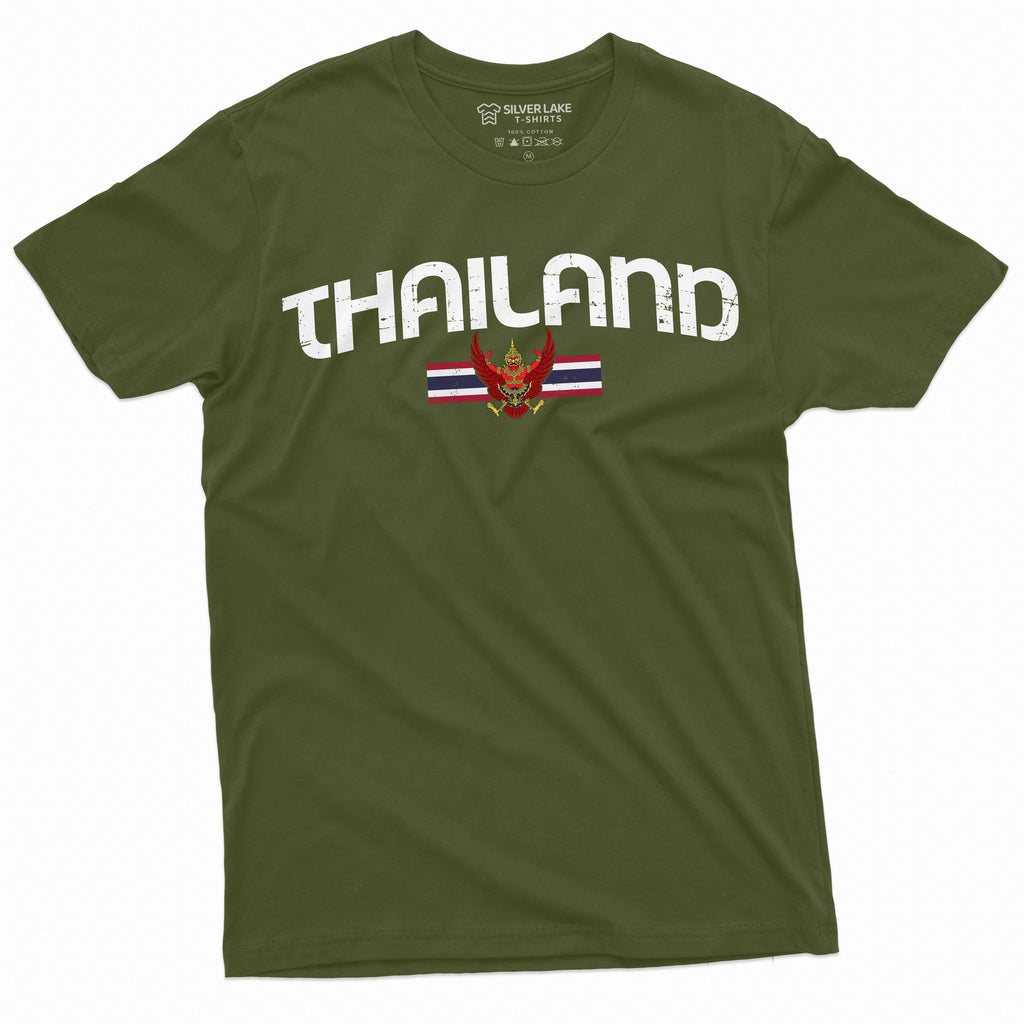 Men's Thailand T-shirt Thai Flag Coat of Arms Country product image 4