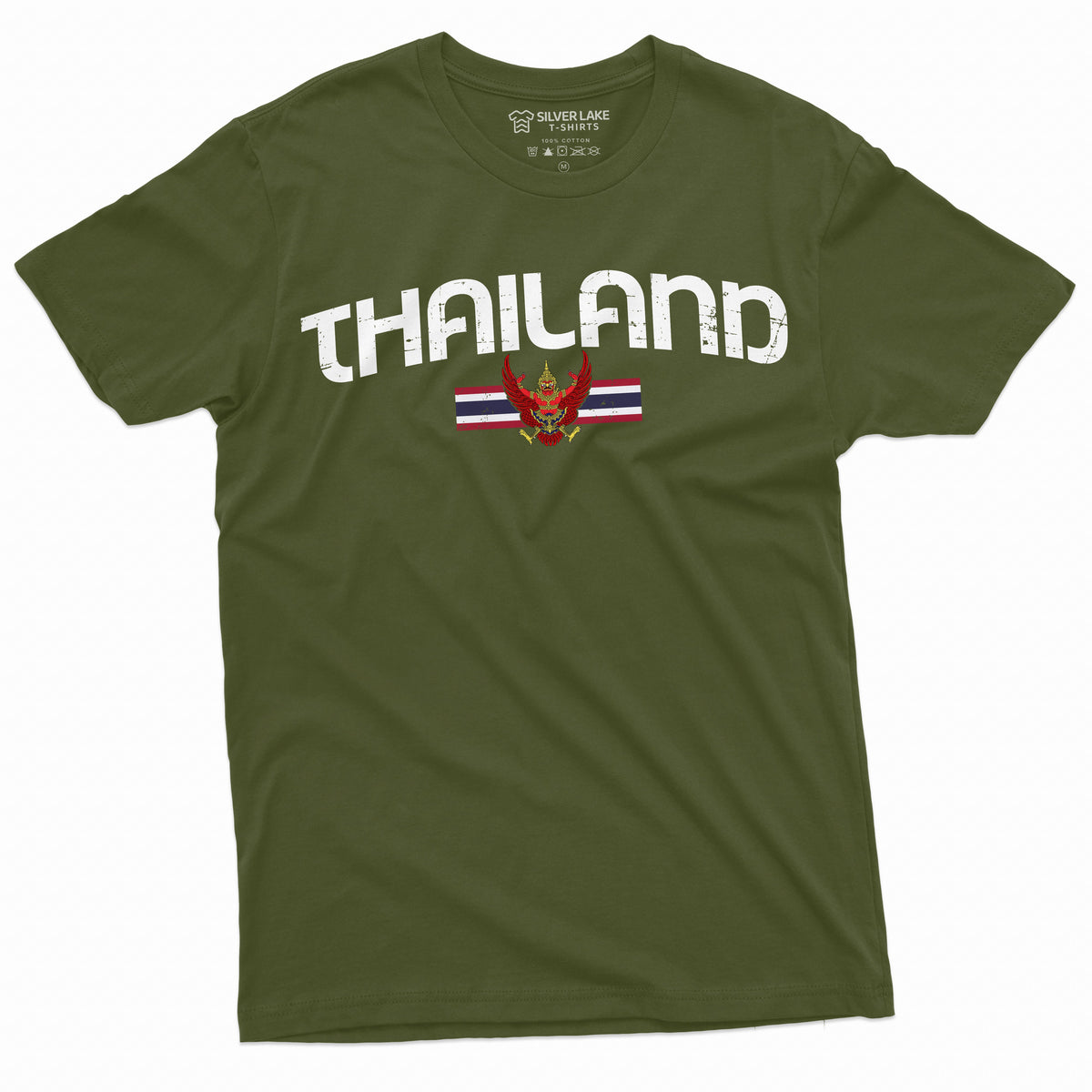 Men's Thailand T-shirt Thai Flag Coat of Arms Country product image 4