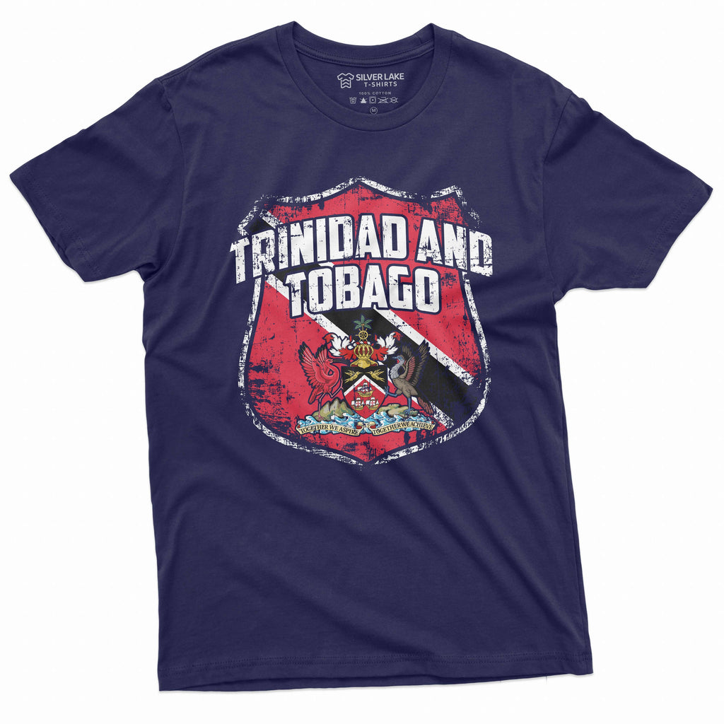 Mens Trinidad and Tobago Country tee shirt Coat of arms product image 3