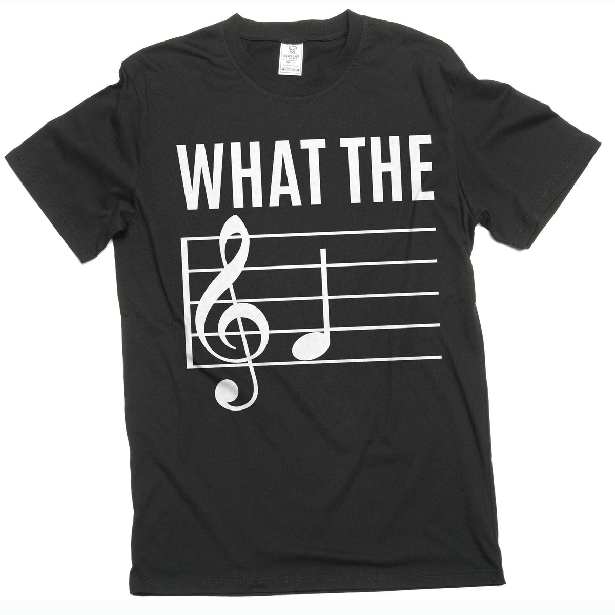 WHAT THE F Funny Musical Note T-shirt Musician Music Piano product image 1