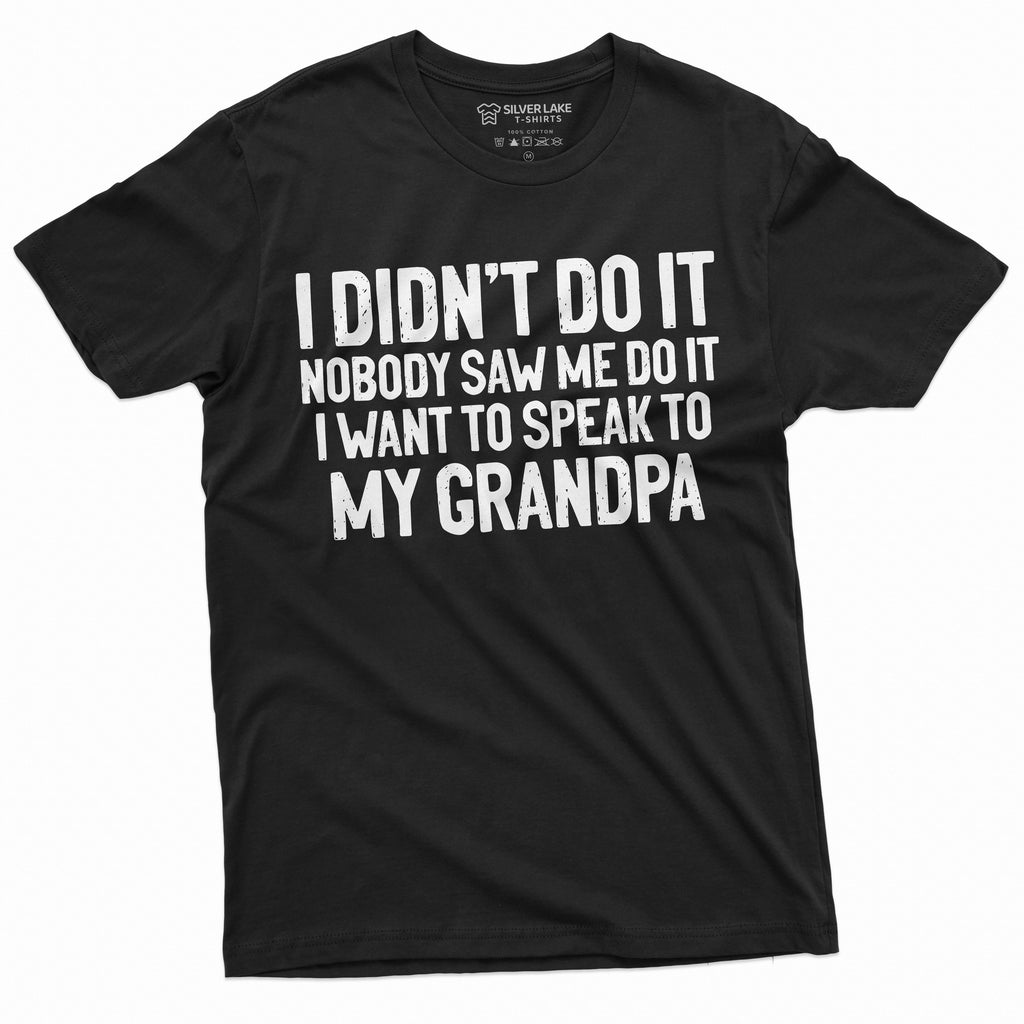 Grandson Granddaughter Tee Shirt Womens Mens Grandpa product image 8