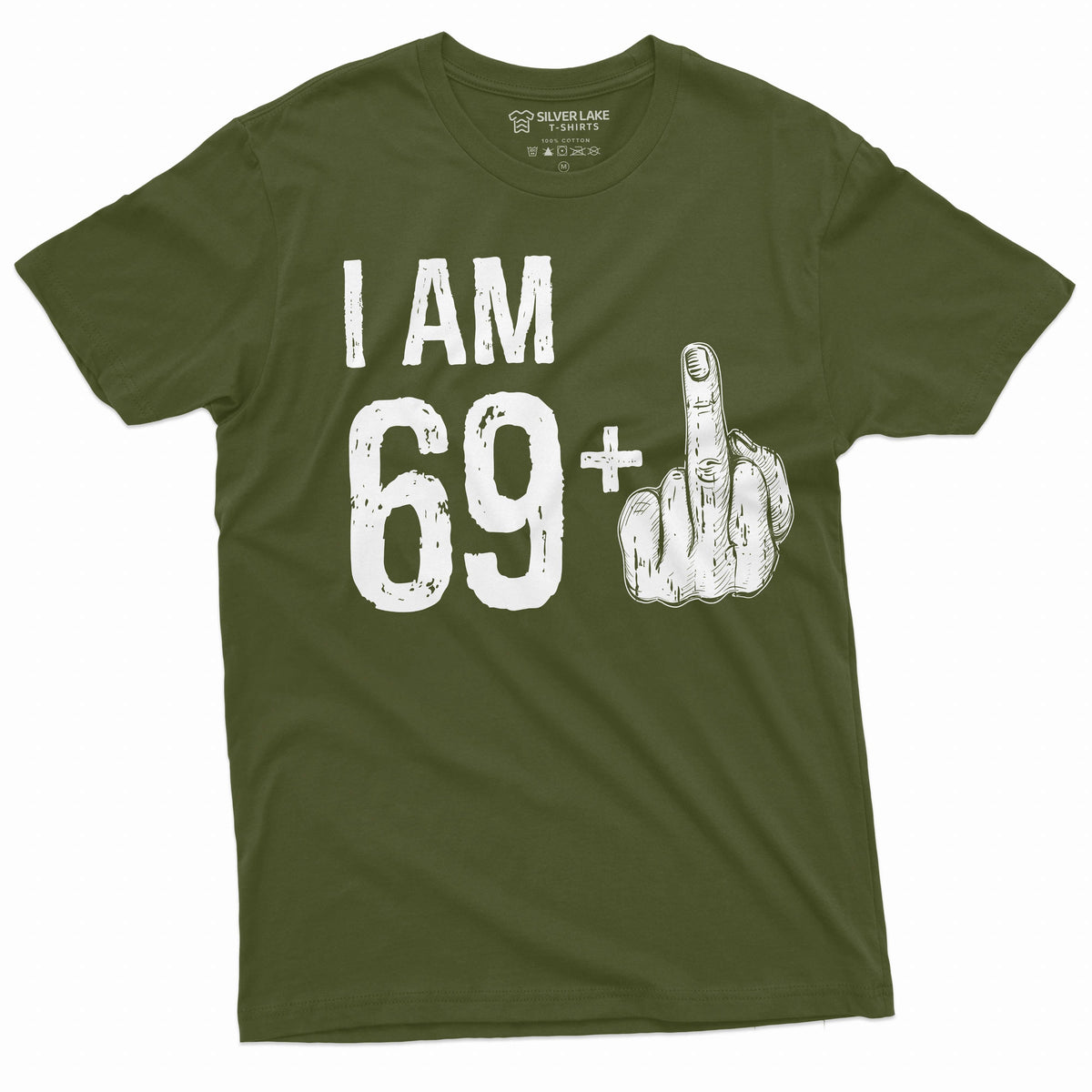 Men's 70th Birthday T-shirt Papa Grandpa Dad 69+ middle product image 4