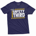 Men's 4th of July Funny Safety third T-shirt fireworks product image 1