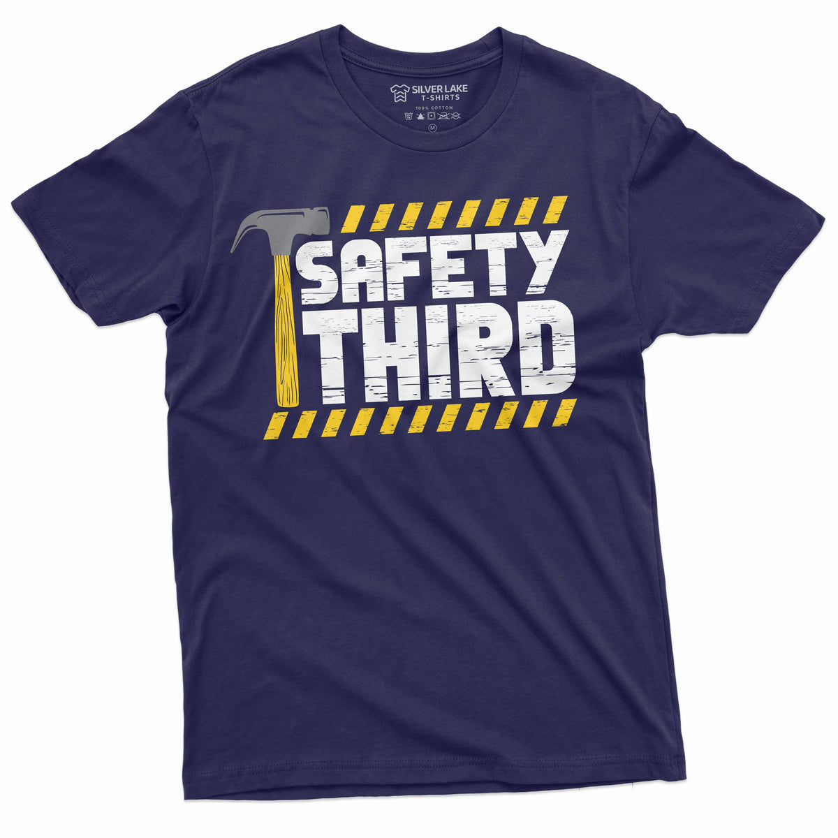 Men's 4th of July Funny Safety third T-shirt fireworks product image 1