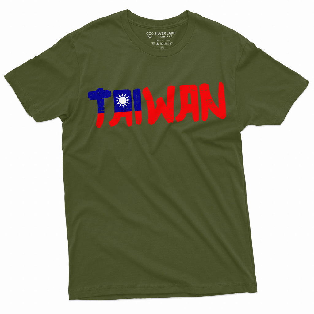 Men's Taiwan T-shirt Taiwanese flag coat of arms shirts tee product image 1