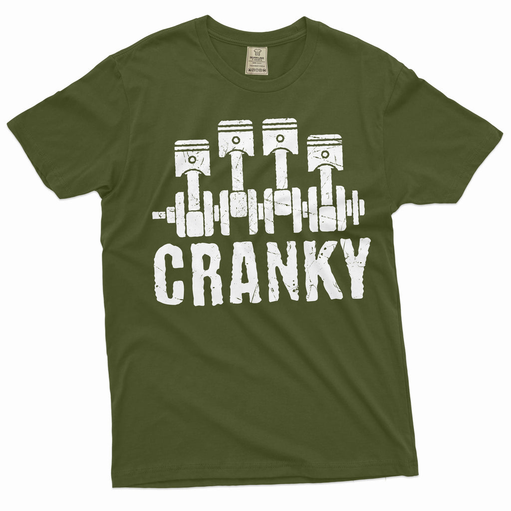 Men's funny Mechanic Tee Cranky Shirt Car Engine Dad product image 4